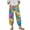 21-Multicolor, variant on Buigttklop Pants for Women 2024 Casual High Waist Solid Summer Cotton Loose Long Straight Pants