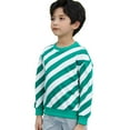 thumbnail image 3 of WOYY Little Boys Casual Striped Sweatshirt Kids Long Sleeve Pullover Top, Sizes 6-7, 3 of 3