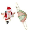 thumbnail image 3 of Adornos navideños de paracaídas, forma encantadora, seguros, ecológicos, forro polar, PC, adorno colgante navideño, paracaídas para niños que dan vueltas, 3 of 14