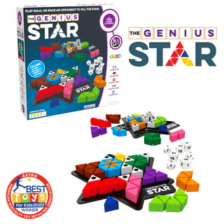 The Genius Square – Game of the Year Award Winner! 60000+ Solutions STEM  Puzzle Game! Roll the Dice & Race Your Opponent to Fill The Grid by Using