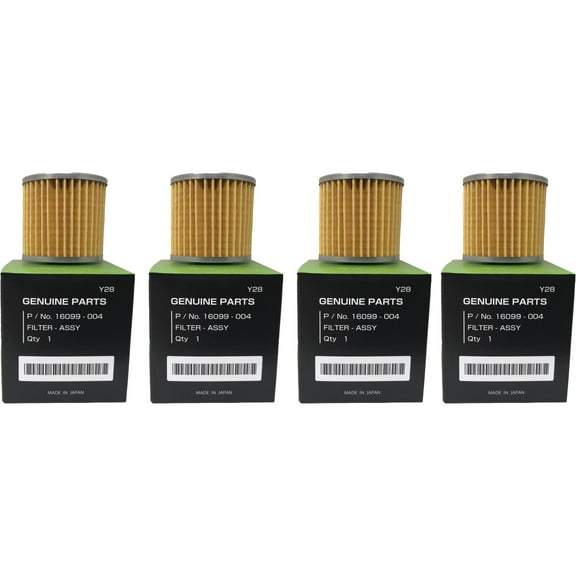 4 Pack of Kawasaki 16099-004 Genuine Oil Filter New OEM