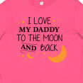 thumbnail image 4 of Inktastic I Love My Daddy to the Moon and Back Youth T-Shirt, 4 of 5