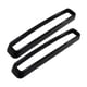 thumbnail image 3 of Rejilla de radiador de 2 piezas, embellecedor de parrilla frontal resistente profesional para Negro, 3 of 8