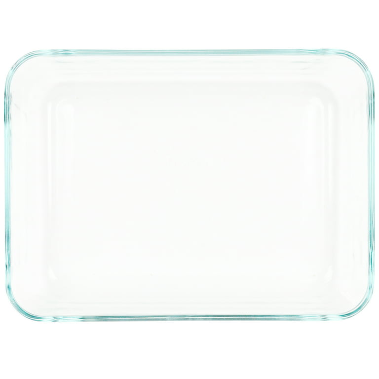 Pyrex 7210 3-Cup Glass Storage Dish & 7210-PC Sun Bleached Turquoise Plastic  Lid