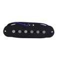 thumbnail image 4 of FLEOR Alnico 5 Single Coil Pickups Flat Pole Guitar Neck/Middle/Bridge Pickup Set Black, 4 of 5