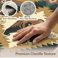thumbnail image 6 of ODIKA 5'x7' Washable Area Rug Cowboy Southwestern Stripe Border Mens Decorations Reindeer Cabin Flowing for Small Living Room, Bedroom, Easy Care, Non-Shedding, Pet Friendly, 6 of 7