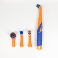 thumbnail image 2 of Cepillo de limpieza eléctrico profesional, depurador sónico potente, pieza de limpieza de polvo, depurador eléctrico cómodo, cocina y baño Suministros de limpieza para el hogar Naranja/Azul Matsuzay HA023989-02, 2 of 5