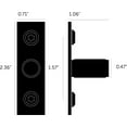 thumbnail image 2 of Buster + Punch UFK-054563 Linear Pack Of (2) 1/2" Luxury Industrial Straight Knurl Solid, 2 of 4