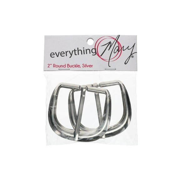 Everything Mary Buckle Large Silver