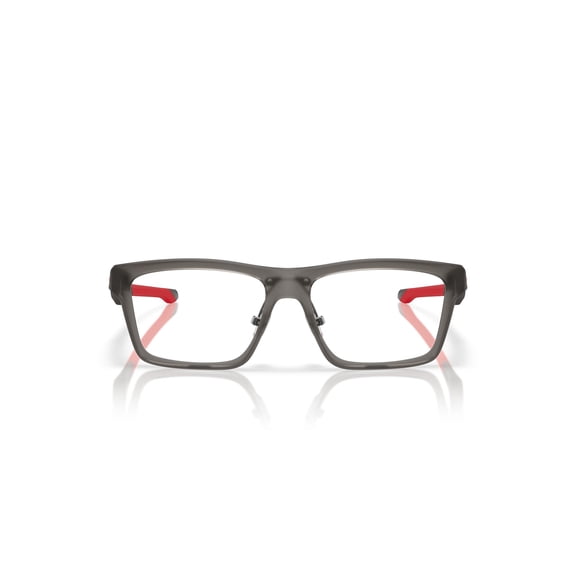 Oakley Youth Size 50 Rectangular Field Marsh Optical Glasses, Satin Grey Smoke/Demo Lens