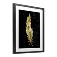 thumbnail image 2 of Stupell Industries Contemporary Feather On Black Black Framed Print Under Glass, 13 x 16, by Kim Allen, 2 of 8