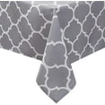 thumbnail image 2 of Mantel de tela de poliéster marroquí, resistente al agua, sin arrugas, rectangular, para mesa de comedor, protector lavable Adepaton HMHZ988-25, 2 of 8