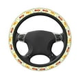 thumbnail image 3 of Bingfone Heavy Equipment Steering Wheel Cover - Universal 15 Inches Car Steering Wheel Covers Grip Auto Internal Accessories, 3 of 8