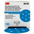 thumbnail image 2 of 3M 36146 Hookit Blue Sandpaper 3" Disc - 180 Grade Multi-Hole, 50/Bx, 2 of 3