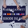 thumbnail image 3 of Narragansett, Rhode Island, Nautical Flags (1000 Piece Puzzle, Size 19x27, Challenging Jigsaw Puzzle for Adults and Family, Made in USA), 3 of 4