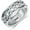 8, variant on Celtic Knot Ring Sterling Silver 8mm Celtic Wedding Band Ring for Men Women
