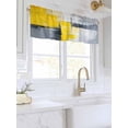 thumbnail image 3 of Valances for Windows Abstract Graffiti Rod Pocket Cafe Window Treatments Valance Curtains for Kitchen Bathroom Laundry Basement Windows 54"x18", 3 of 9