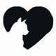 thumbnail image 1 of Cuadro Decorativo de Metal con Diseño gato corazon Chico, 1 of 4