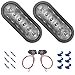 thumbnail image 3 of Tecniq 6" Oval Backup-Reverse LED Light Kit - Grommet Mount for Trucks Trailers RVs | Includes Wiring Connectors, 3 of 3