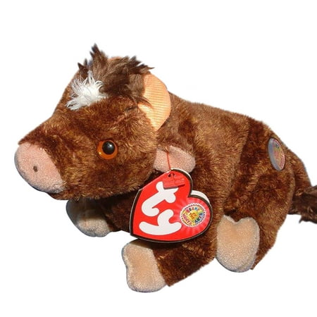 Ty Beanie Baby: Jersey the Bull BBOM January 2004 | Stuffed Animal | MWMT price history on PriceWatchPro