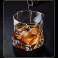 thumbnail image 4 of Mountain Engraved Whiskey Rock Glasses - 280ml Old Fashioned Tumblers for Scotch, Bourbon & Cocktail Drinks, 4 of 5