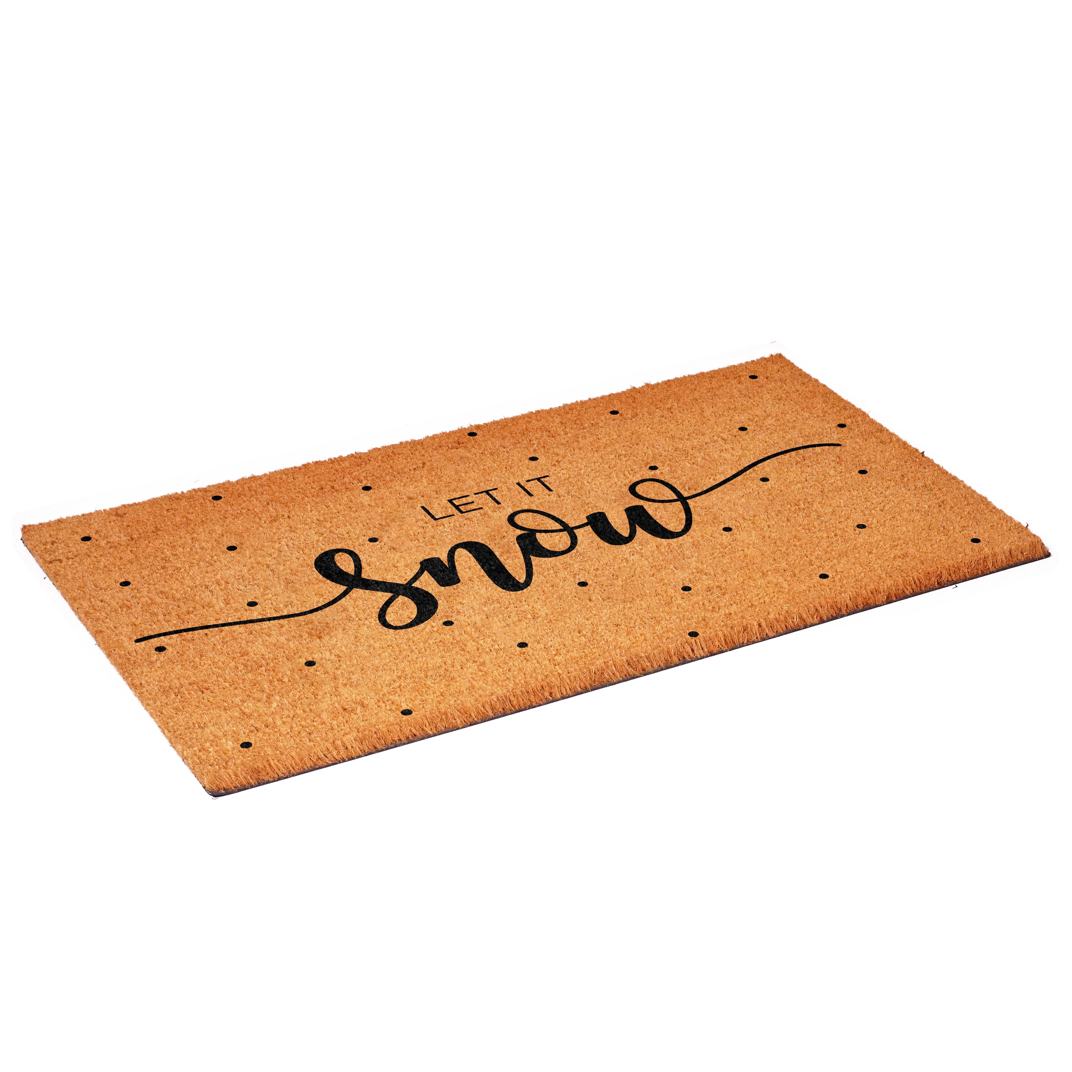 Calloway Mills 112242436 Let it snow Doormat 24" x 36"