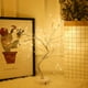 thumbnail image 2 of Lámpara de mesa con forma de árbol de bonsái, 108 LED, luz de árbol de Navidad en miniatura, funciona con pilas o USB, ramas ajustables para decoración navideña del hogar, 2 of 4