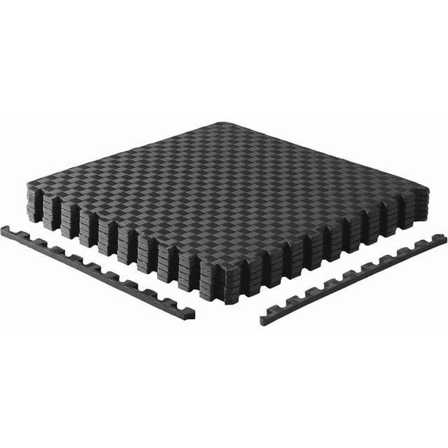 /Interlocking EVA Foam Exercise Puzzle Mats | x x /| T Pattern