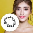 thumbnail image 4 of Amaiiu Lady Rhinestone Necklace Fashion Choker Statement Necklaces Jewelry Ornament Gifts Accessory for Nightclub Bar Party White, 4 of 7
