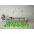 thumbnail image 3 of Ahgly Company Indoor Square Abstract Green Modern Area Rugs, 7' Square, 3 of 4