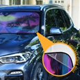 thumbnail image 3 of Yayeee Car Windshield Sun Shade Universal Fit Front Visor Protector, Purple Neon Road, 3 of 8