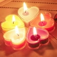 thumbnail image 6 of HHBEAUTY 9 Pack Heart Candles, Small Smokeless Red Heart-Shaped Tea Light Candles for Birthdays, Marriage Proposals, Dinners, Valentine's Day, Christmas, 6 of 8
