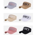 thumbnail image 7 of SERTG Women's Visor Summer Sun Hat Sun Protection Empty Hat Korean Version Travel Cool Hat Beach Hat Grass Hat Cycling Sports Cap(Coffee,Free Size), 7 of 7