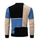 thumbnail image 2 of Suéter de cuello alto medio de invierno para hombre, suéter de color contrastante, moda juvenil coreana, top casual, 2 of 6