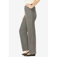thumbnail image 6 of Woman Within Plus Size Fineline Stretch Denim Wide-Leg Pull-On Jeans, 6 of 6