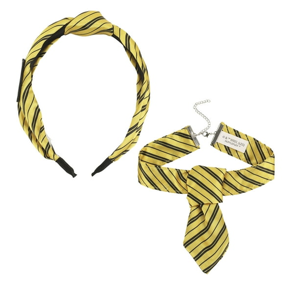 Harry Potter Hufflepuff Crest 2-Piece Cosplay Headband Set