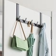 thumbnail image 5 of JOGZMZ Behind The Door Hooks - Hanging Racks - Wall Hanging No Hole - Kitchen Bathroom No- T-race Storage Hangers-Space Aluminum Hook, 5 of 9