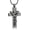 Black, variant on Urn Necklaces for Ashes for Women Men - Cremation Cross Necklace for Ashes Cross Urns Locket Pendant Ashes Holder Stainless Steel Memorial Jewelry-With Me Always