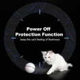 thumbnail image 4 of Amdohai Intelligent Interactive Chat Jouet Ball, Automatique Rouler Ball, Jouet Léger de Chat Rechargeable USB, 360 Degrés Auto-Rotation Ball pour Chien de Chat, LED Chat Exercice Chasseur Jouet, 4 of 7