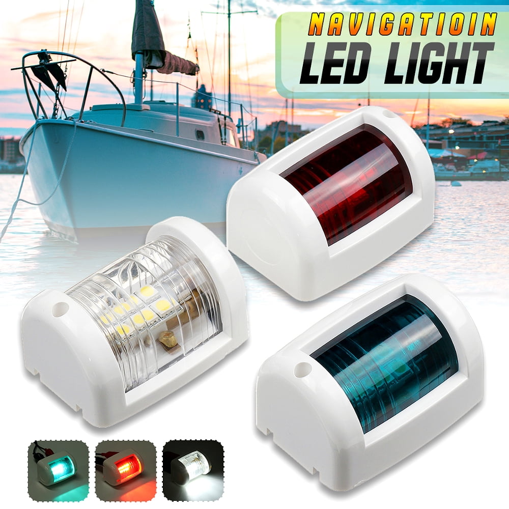 12V LED Side Marker Signal Lamp Navigation Light For Port Starboard