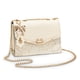 thumbnail image 2 of Mujeres Messenger Bolsa Lentejuelas Moda Single Hombro PU Cadena de cuero Cadena Bolso Móvil Teléfono Móvil Flip Bolsos Bolsos Regalos Beige Tipo 2 kenally AP008901-05, 2 of 7