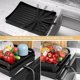 thumbnail image 3 of Estante de secado de platos para encimera de cocina, juego de escurridor de 2 niveles con estante para cuencos de doble capa, estante para tazas Hy, 3 of 5