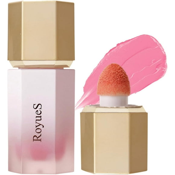 Soft Cream Makeup Liquid for Cheeks Weight Less Long Wearing Smudgeproof Natural Looking Dewy Finish
