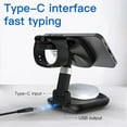 thumbnail image 4 of COM1950s Wireless Charging Station, Charging Station for Multiple Devices, Foldable Wireless Charging Station 3 in 1 Charging Station for Multiple Devices 15W Magnetic Wireless Charger Stand, 4 of 8