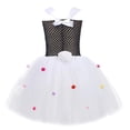thumbnail image 3 of HAWEE Easter Rabbit Dress for Girls Pink Sleeveless Bunny Tutu Tulle Dress Rabbit Costume 5 PCS Kids Birthday Fancy Dress Up, 3 of 4