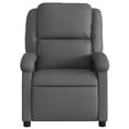 thumbnail image 2 of vidaXL Fauteuil Inclinable Gris en Similicuir, 2 of 5