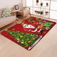 thumbnail image 5 of 5Size Christmas Santa Claus Anti-slip Kitchen Room Floor Mat Decor Carpet Rug, 5 of 8