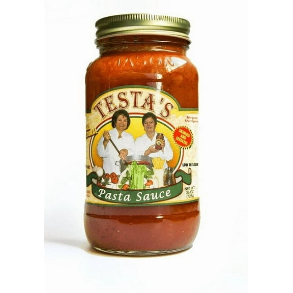 4 Pack of Testa's Pasta Sauce -- Low Lectin, Skinless & Seedless, Keto-Friendly