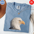thumbnail image 3 of Fly Free Jackie Shirt, Jackie the Eagle Tribute, Big Bear Eagle Shirt, Bald Eagle Memorial Tee, Eagle Shirt, Wildlife T-Shirt, 3 of 6