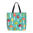 thumbnail image 1 of Balery Mushrooms Bolsa de Mano para Mujeres con Cremallera, Bolsa de Gimnasio con Compartimentos, Bolsa para Laptop, Bolsa para Trabajo, 1 of 6